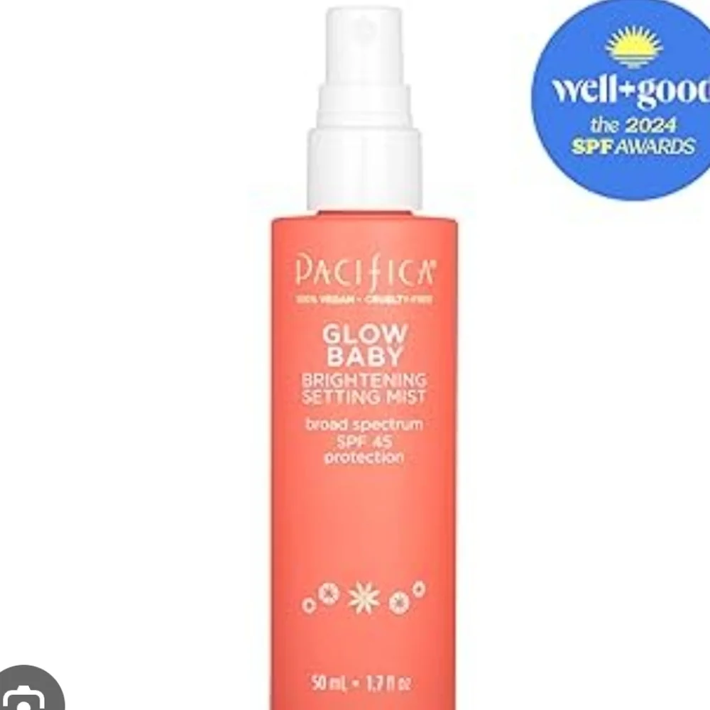 Pacifica Glow Baby SPF 45 Mist 50ml New In Glass Bottle